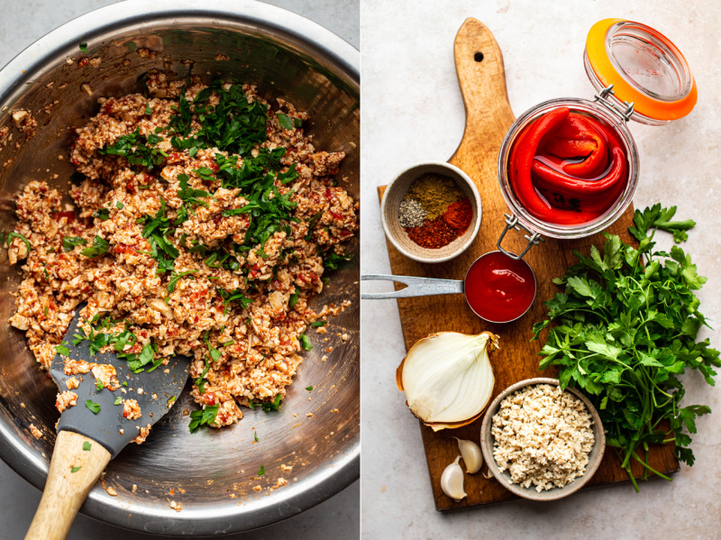 vegan turkish pizza lahmacun topping