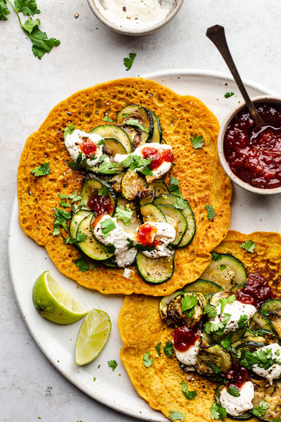 vegan red lentil pancakes macro