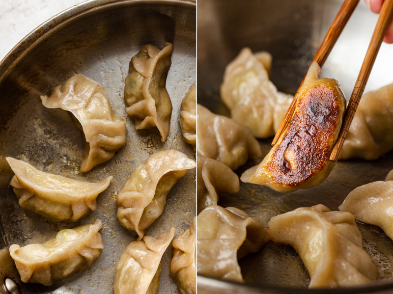 edamame potstickers cooking