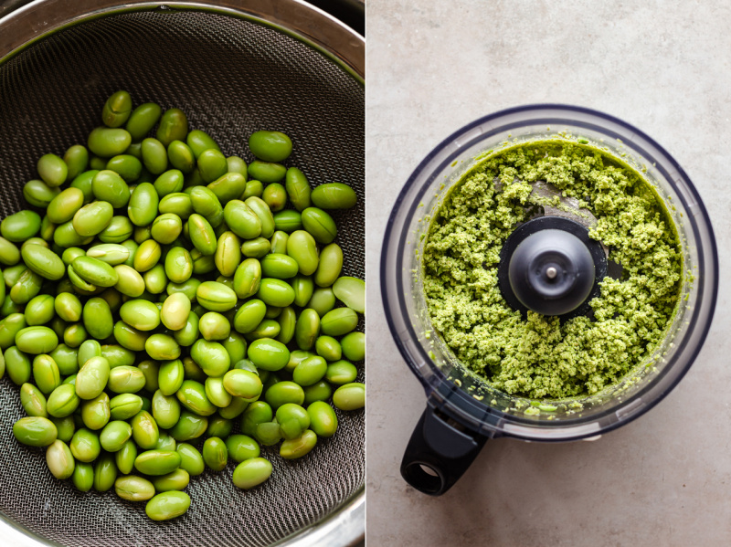 edamame potstickers filling