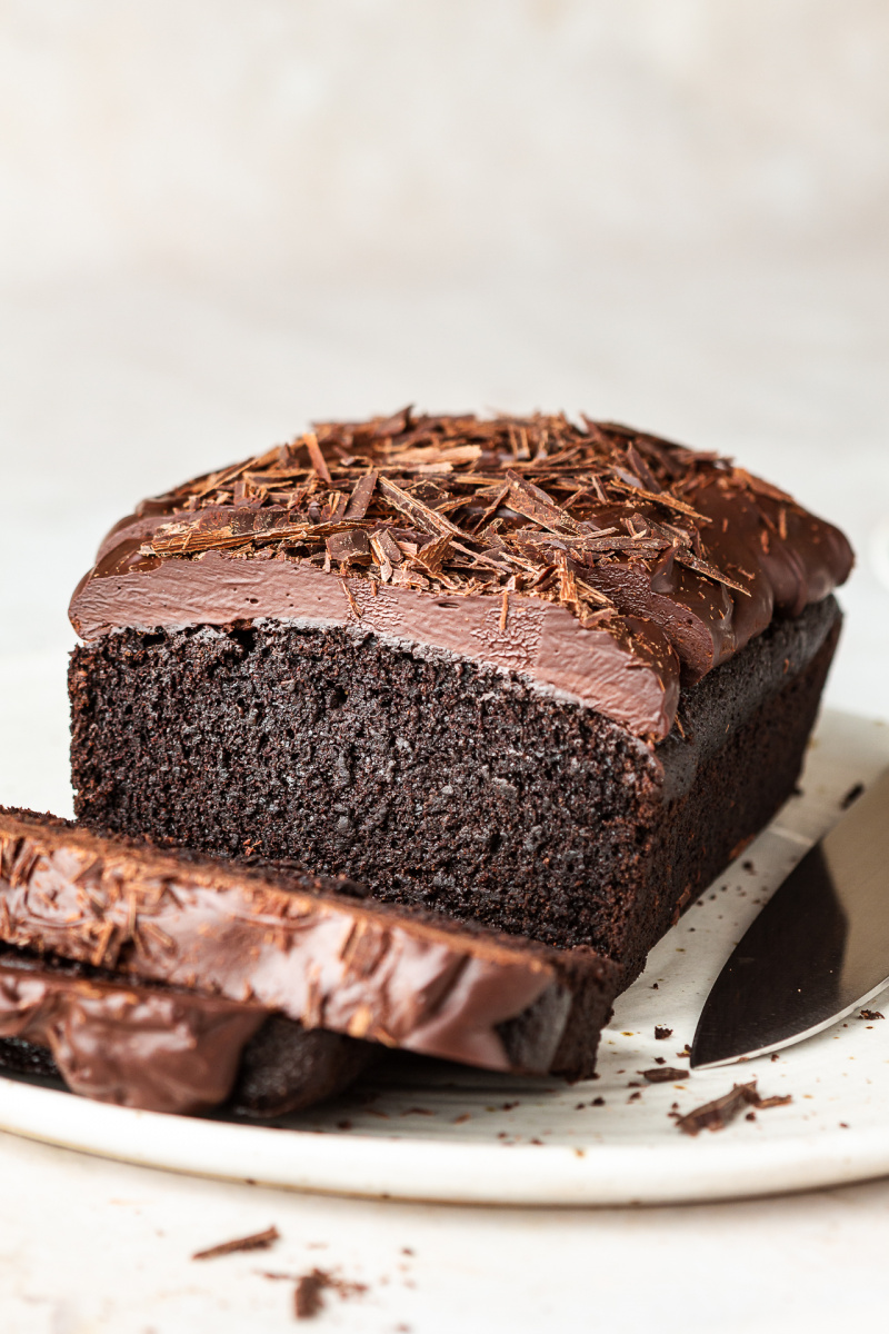 vegan beetroot chocolate cake baked