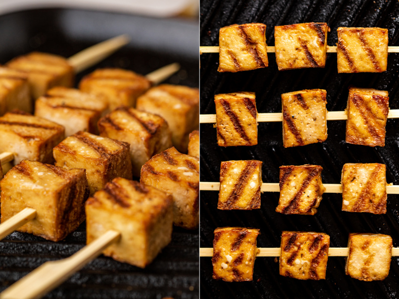 teriyaki tofu noodle salad tofu