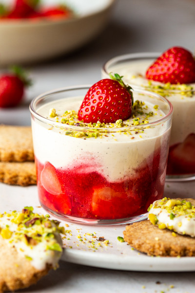 vegan cheesecake jars one