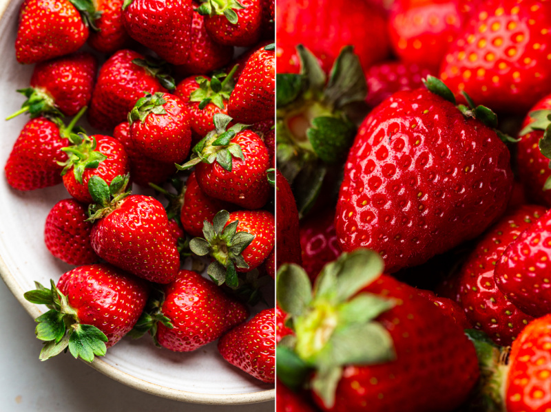 vegan cheesecake jars strawberries