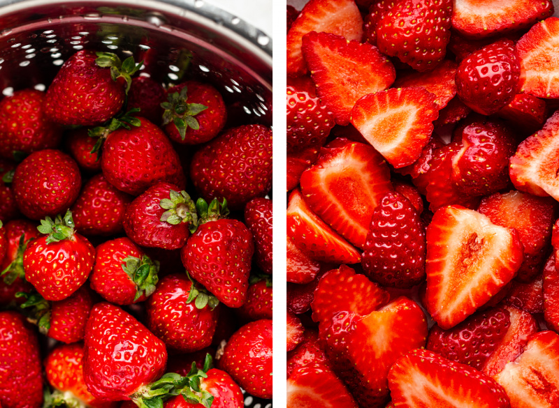 vegan strawberry galette raw strawberries