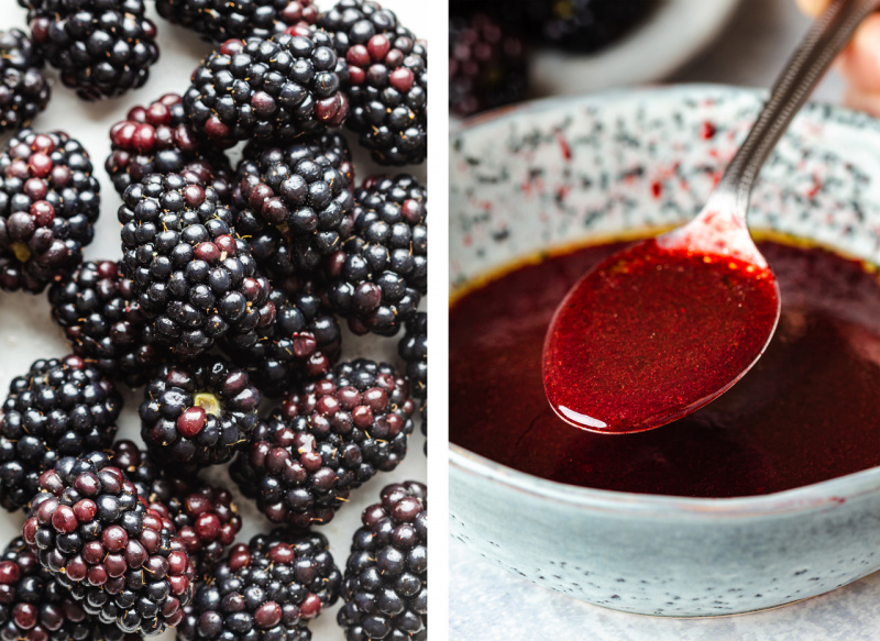 fennel salad blackberries dressing