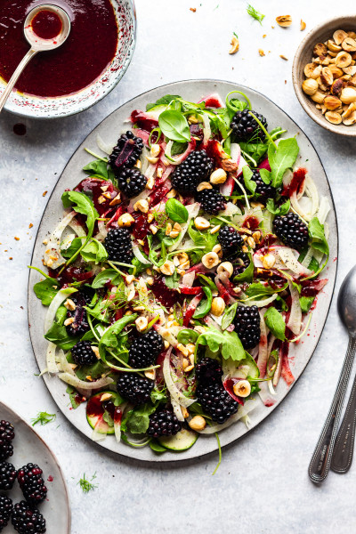 Summer farro salad - Lazy Cat Kitchen