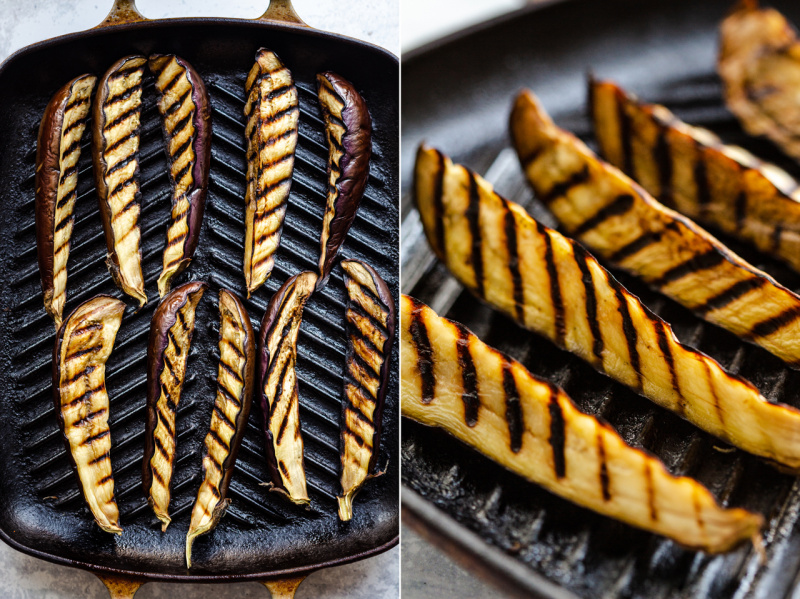 miso eggplant charred