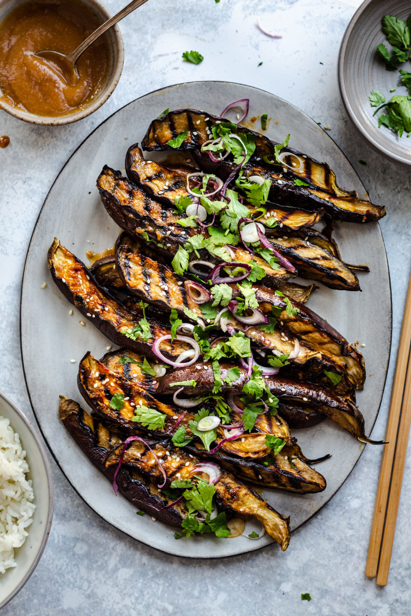 miso eggplant lunch