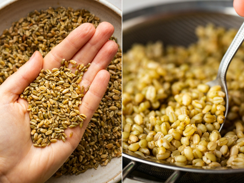 summer farro salad farro raw cooked