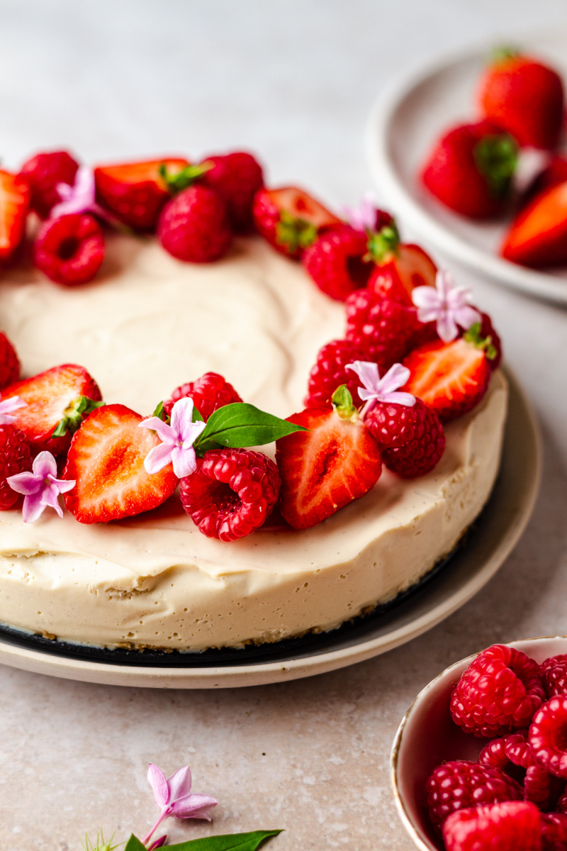 no bake vegan cheesecake