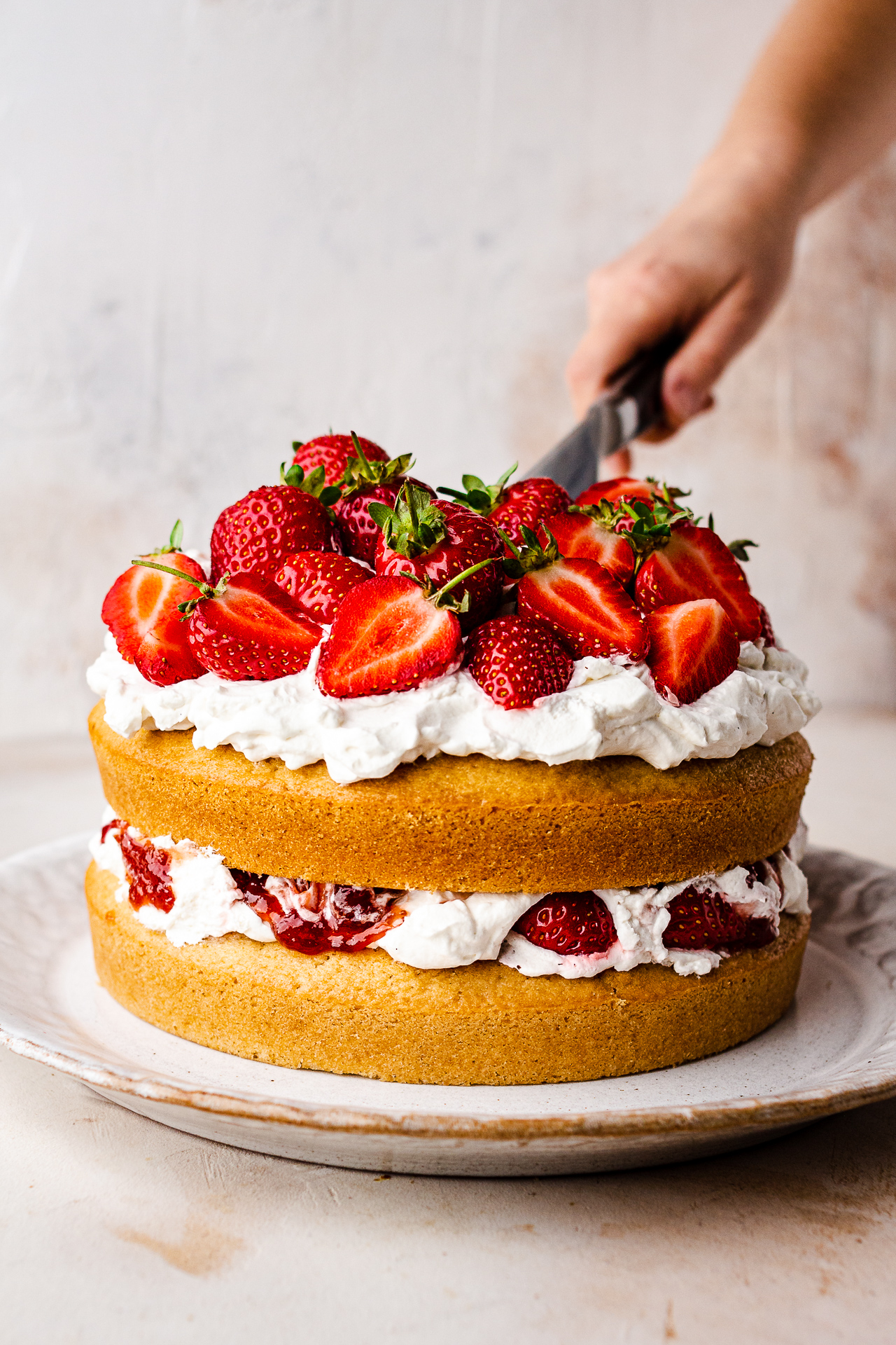 Vegan Victoria Sponge Lazy Cat Kitchen