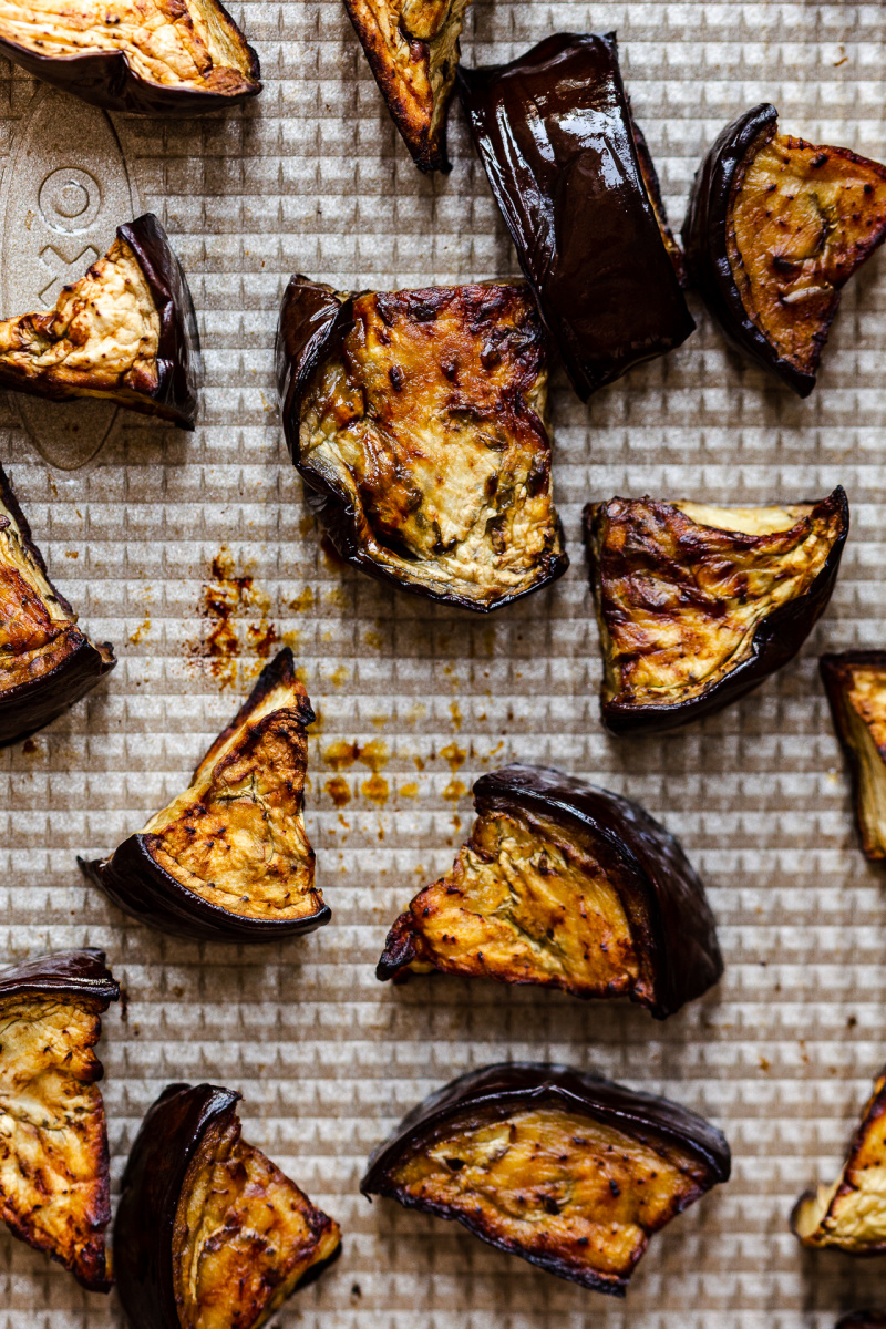 vegan turmeric curry aubergine