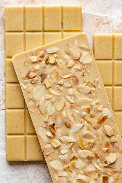 vegan white chocolate bars