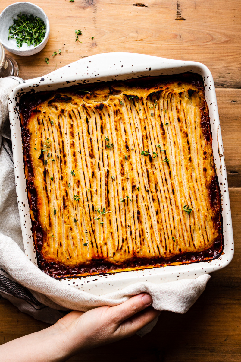 celeriac vegan sherpherds pie