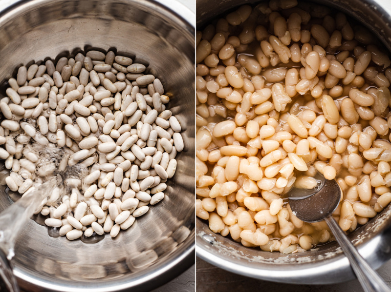 cannellini beans zucchini chorizo cooking beans