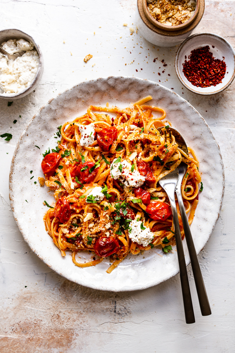 roasted tomato sauce pasta