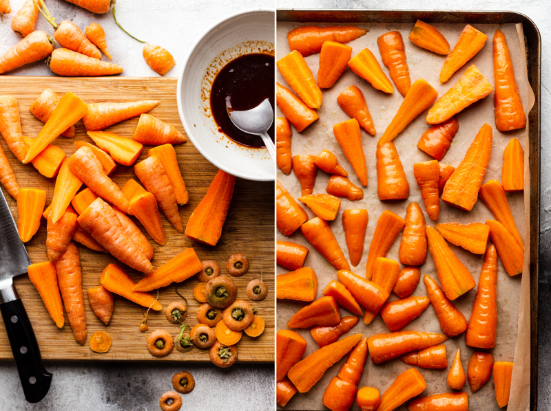 gochujang carrots preparation