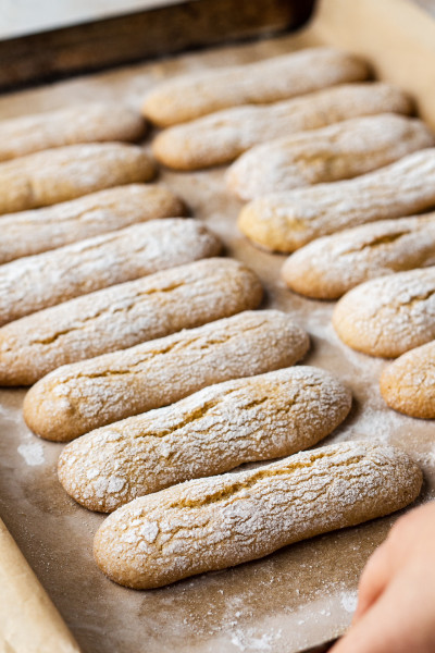 vegan lady fingers tray