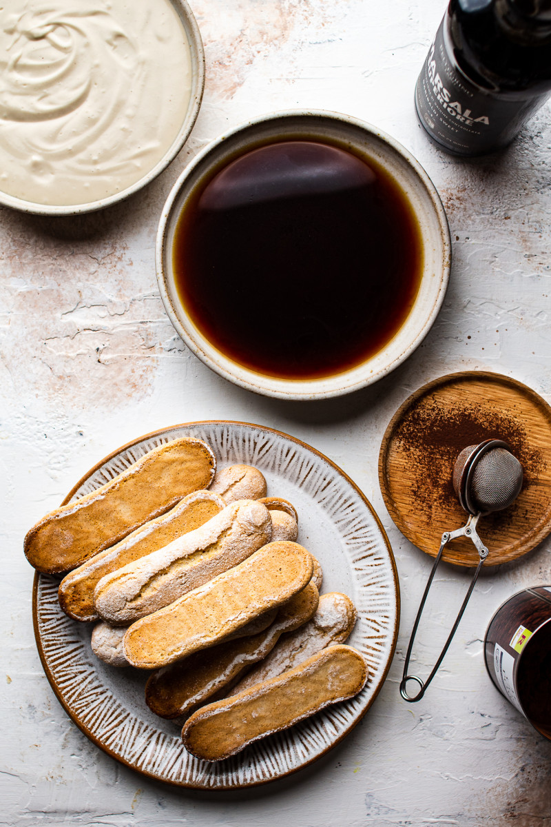 vegan tiramisu ingredients