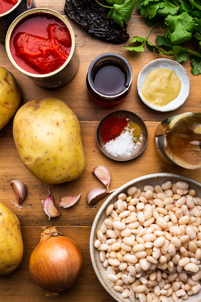 baked potato smoky beans ingredients