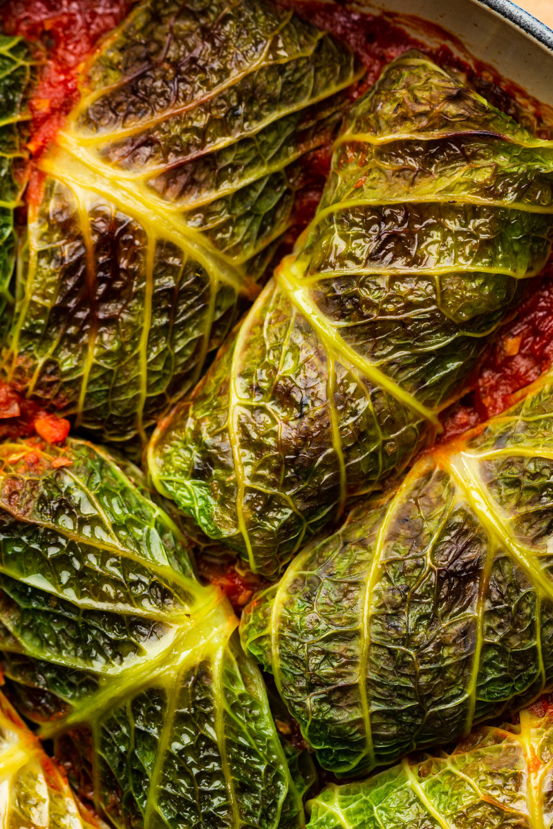 baked vegan cabbage rolls macro