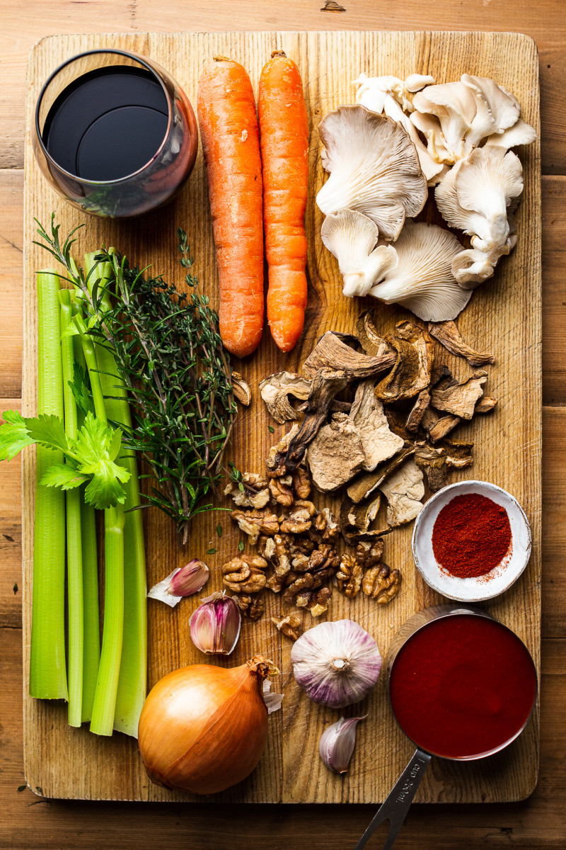 vegan ragu ingredients