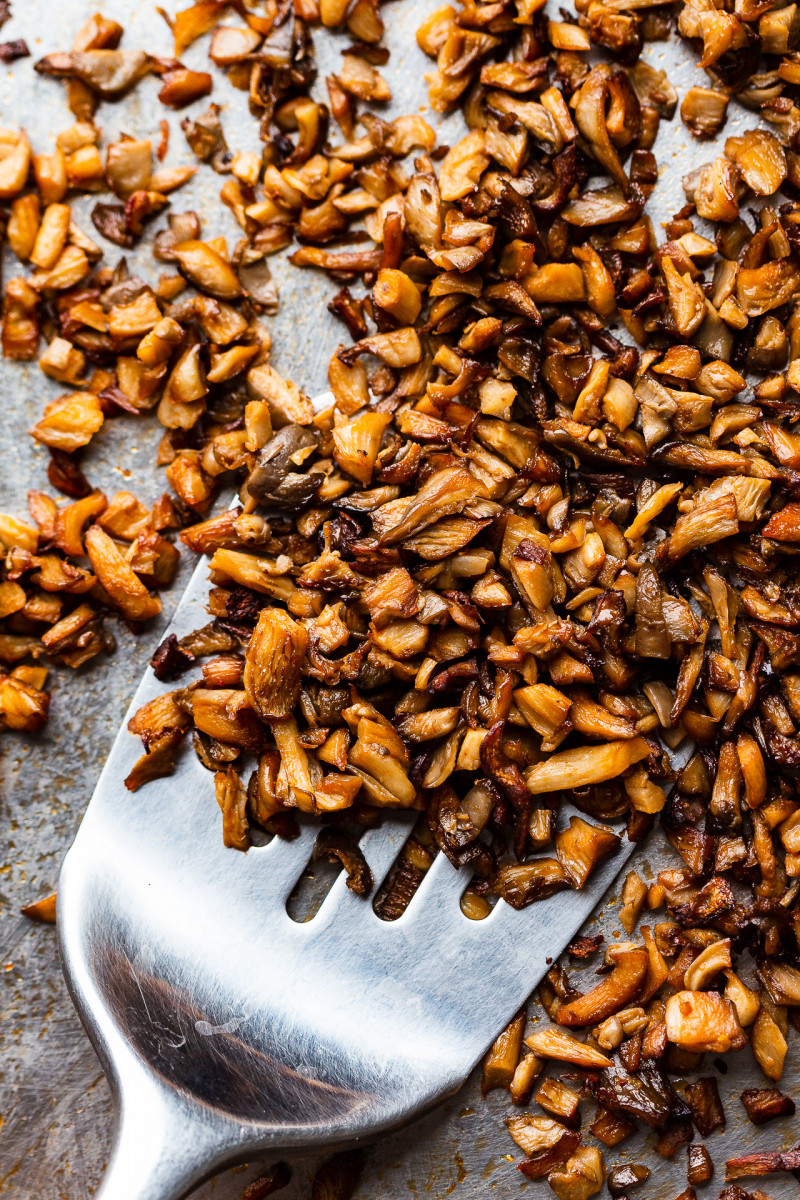 vegan ragu mushroom mince