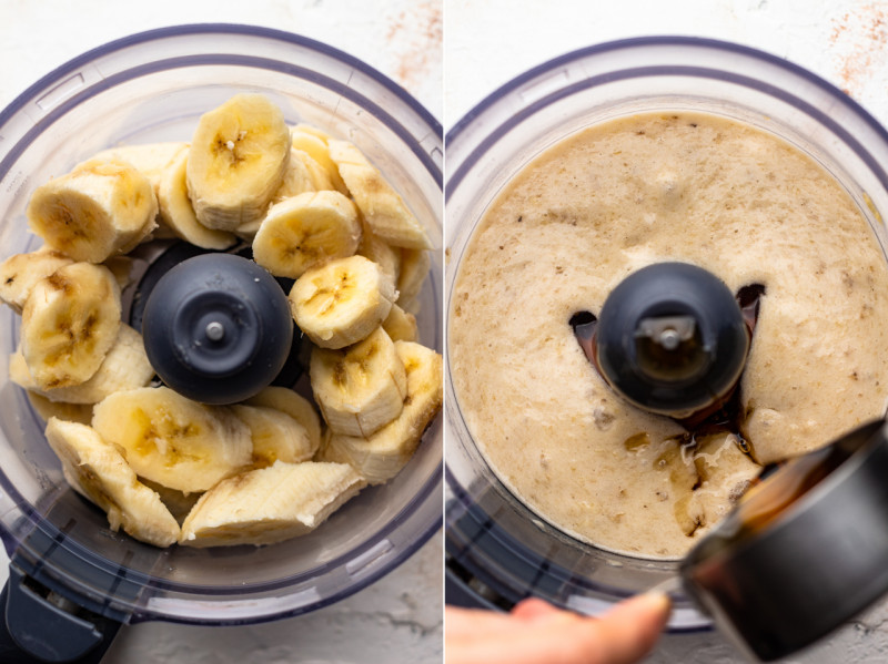 banana muffins food processor step 1