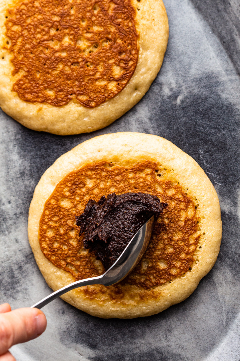 vegan dorayaki filling