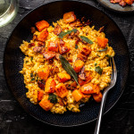 Vegan pumpkin risotto-image