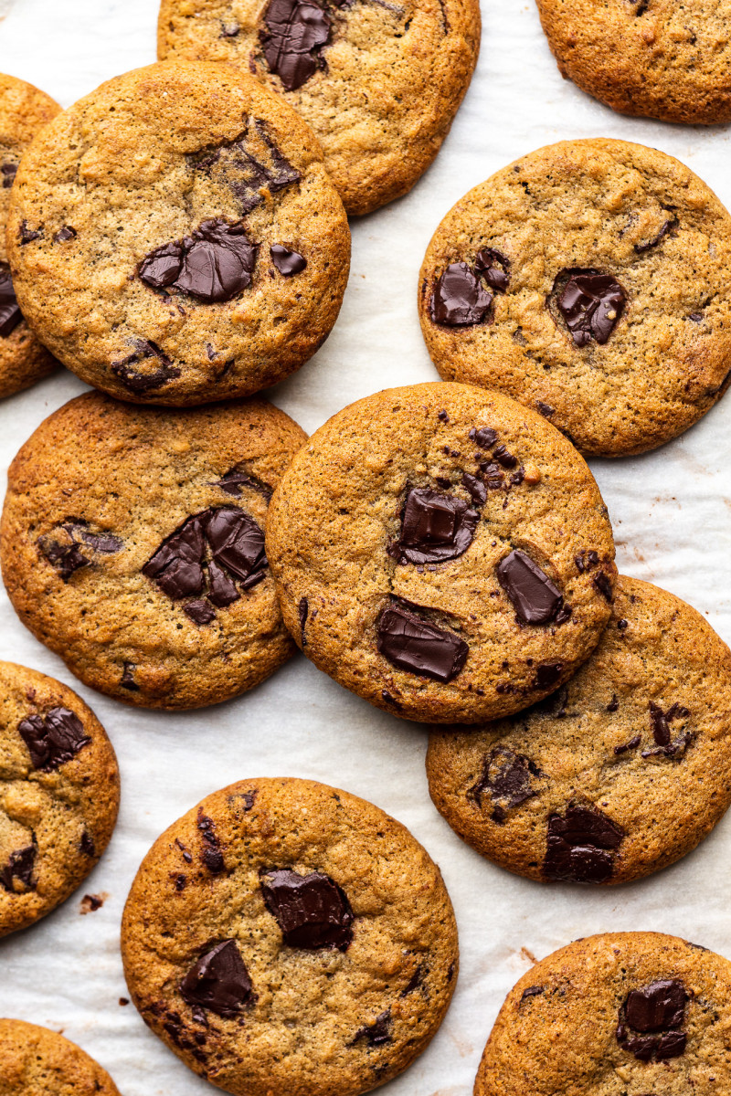 banana cookies baked