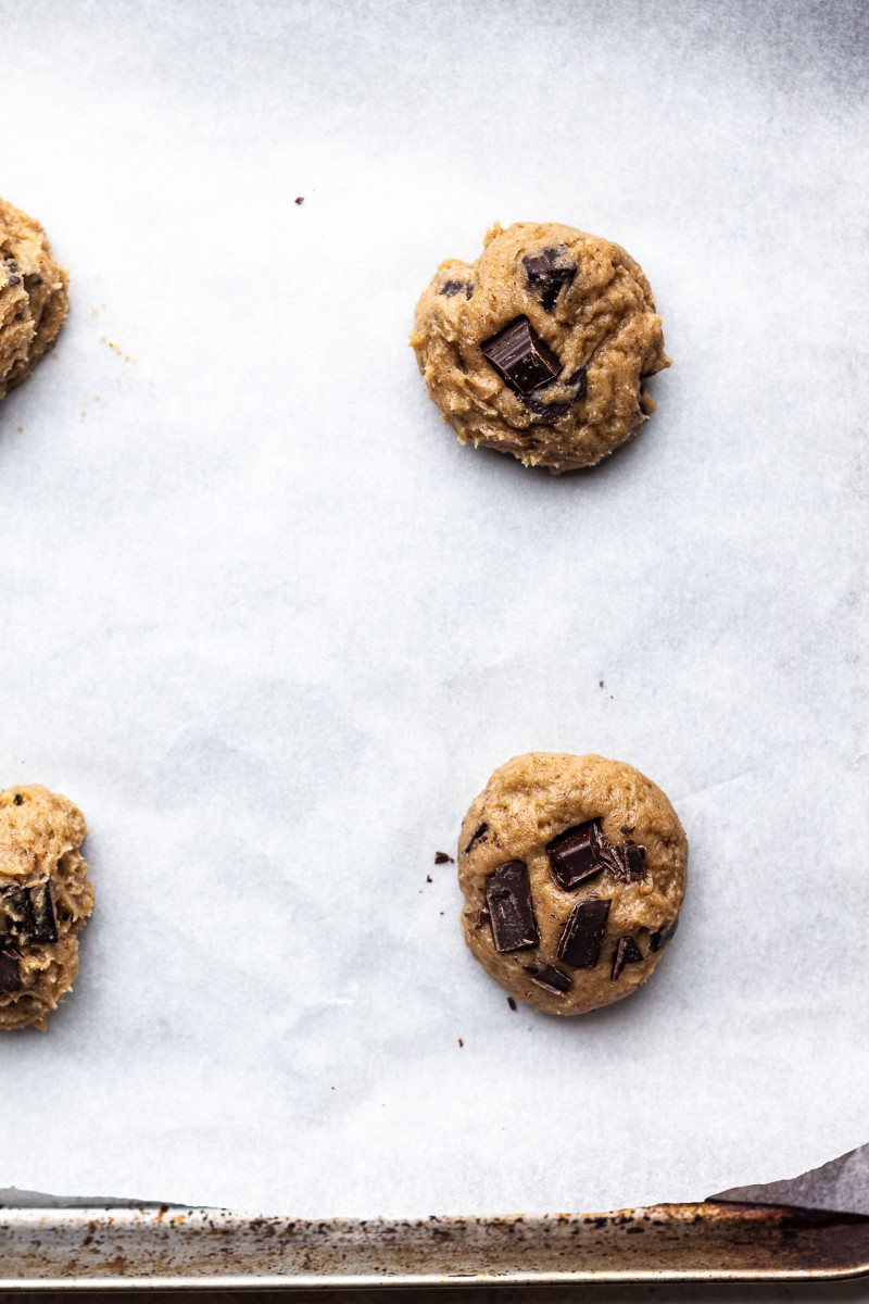 banana cookies process three