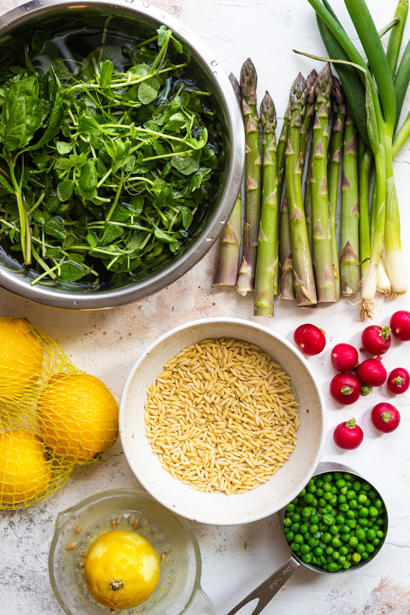 spring salad scallion vinaigrette ingredients