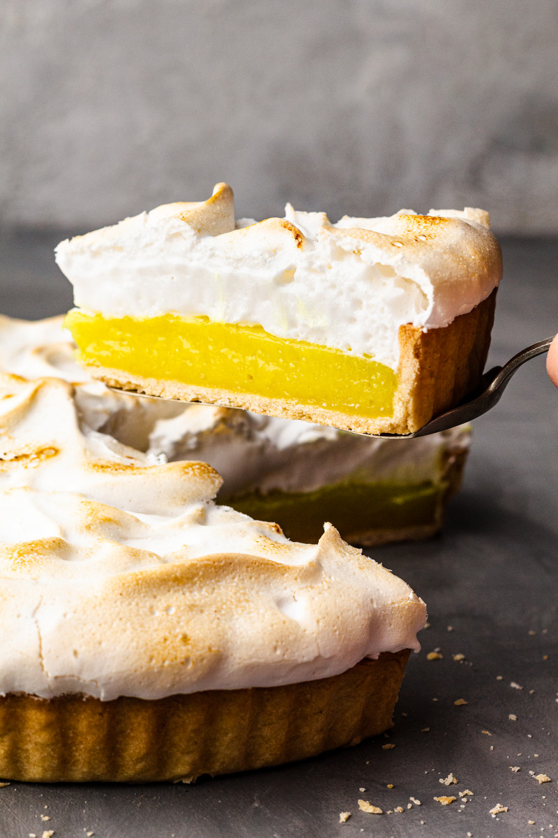 Vegan lemon meringue pie - Lazy Cat Kitchen