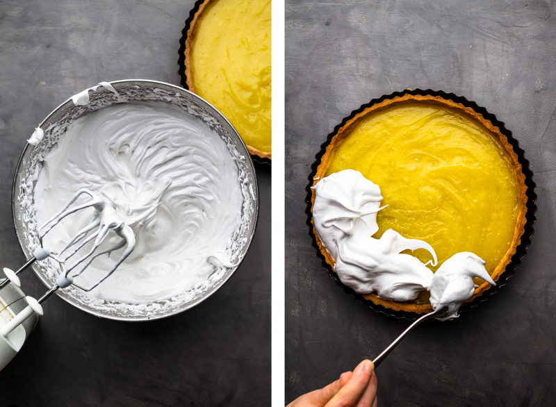 vegan lemon meringue pie topping