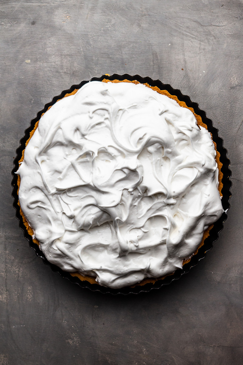 Vegan lemon meringue pie - Lazy Cat Kitchen