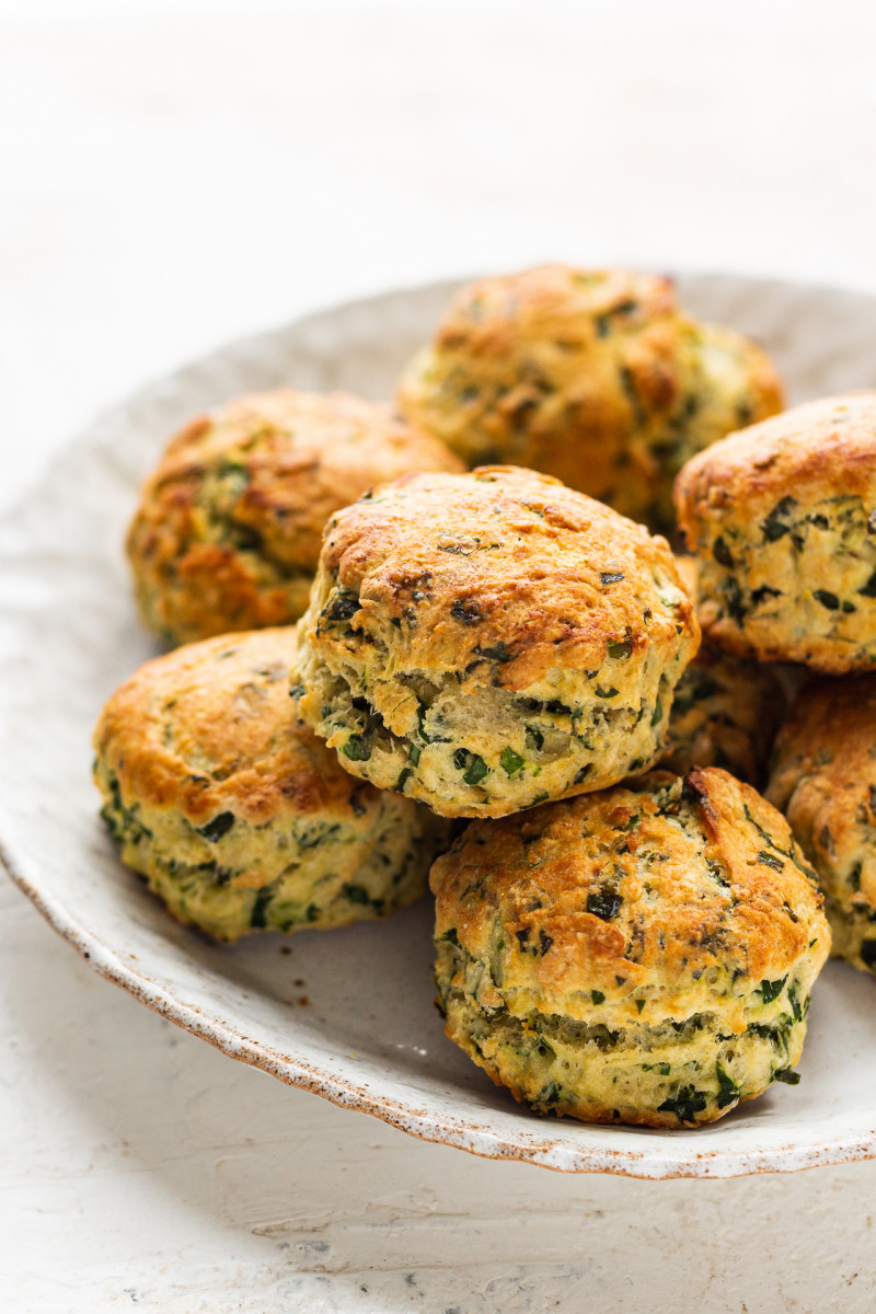 wild garlic scones plate