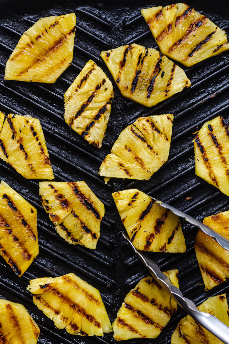 thai pineapple salad charred pineapple