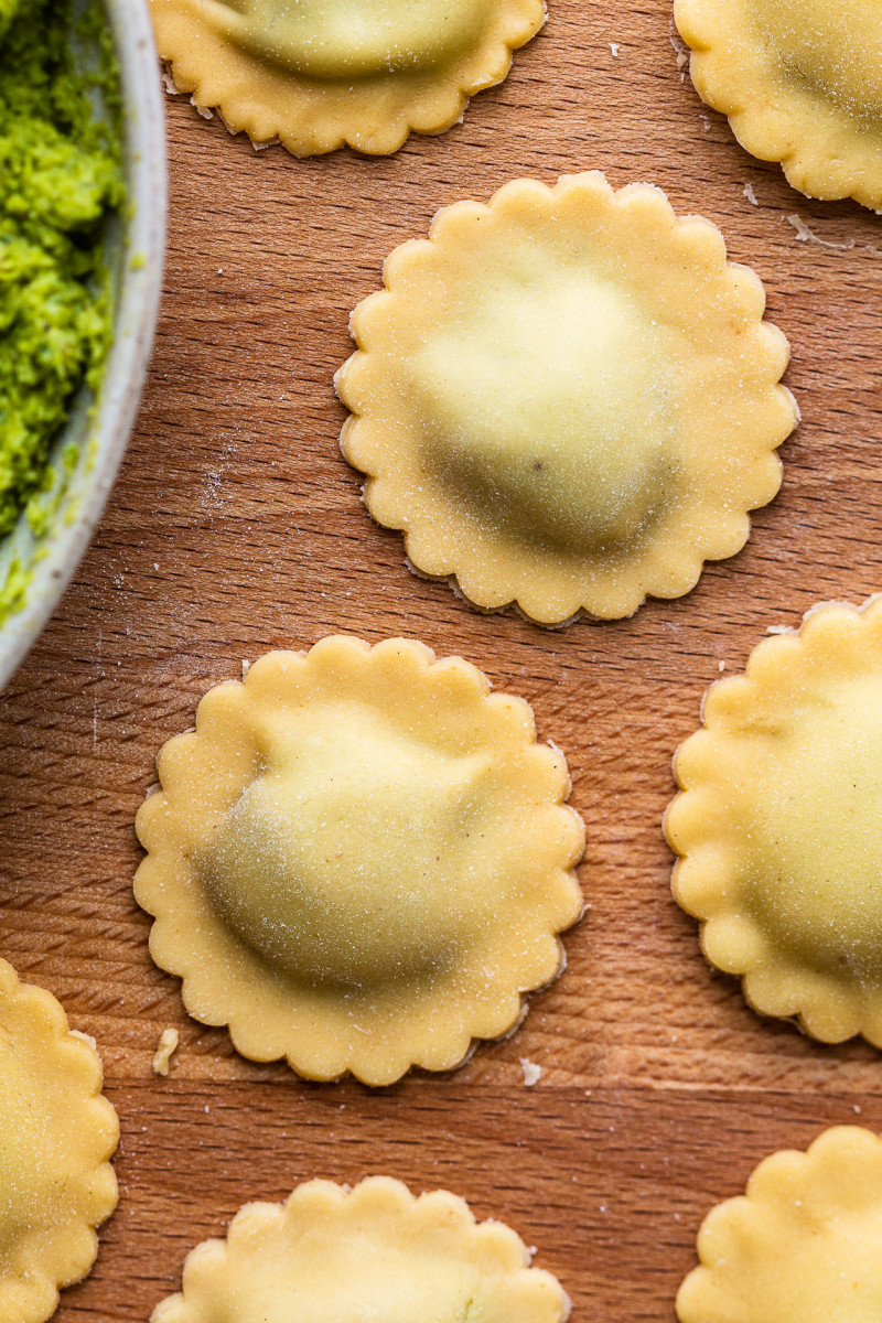 vegan gluten-free ravioli made