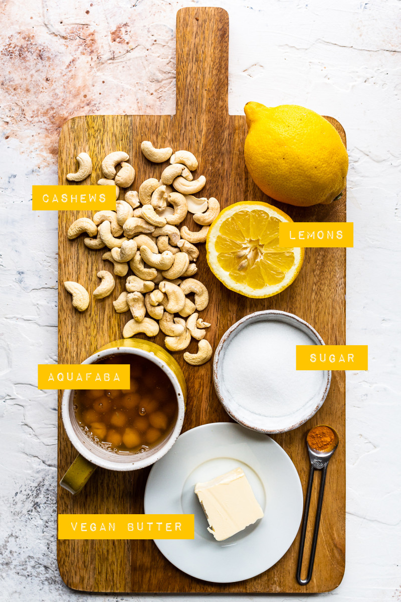 vegan lemon mousse ingredients labels