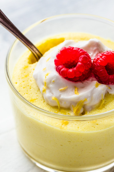 lemon mousse dessert