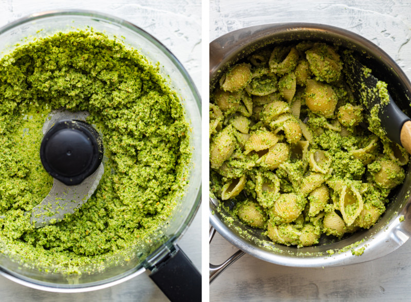 broccoli pesto pasta pesto made