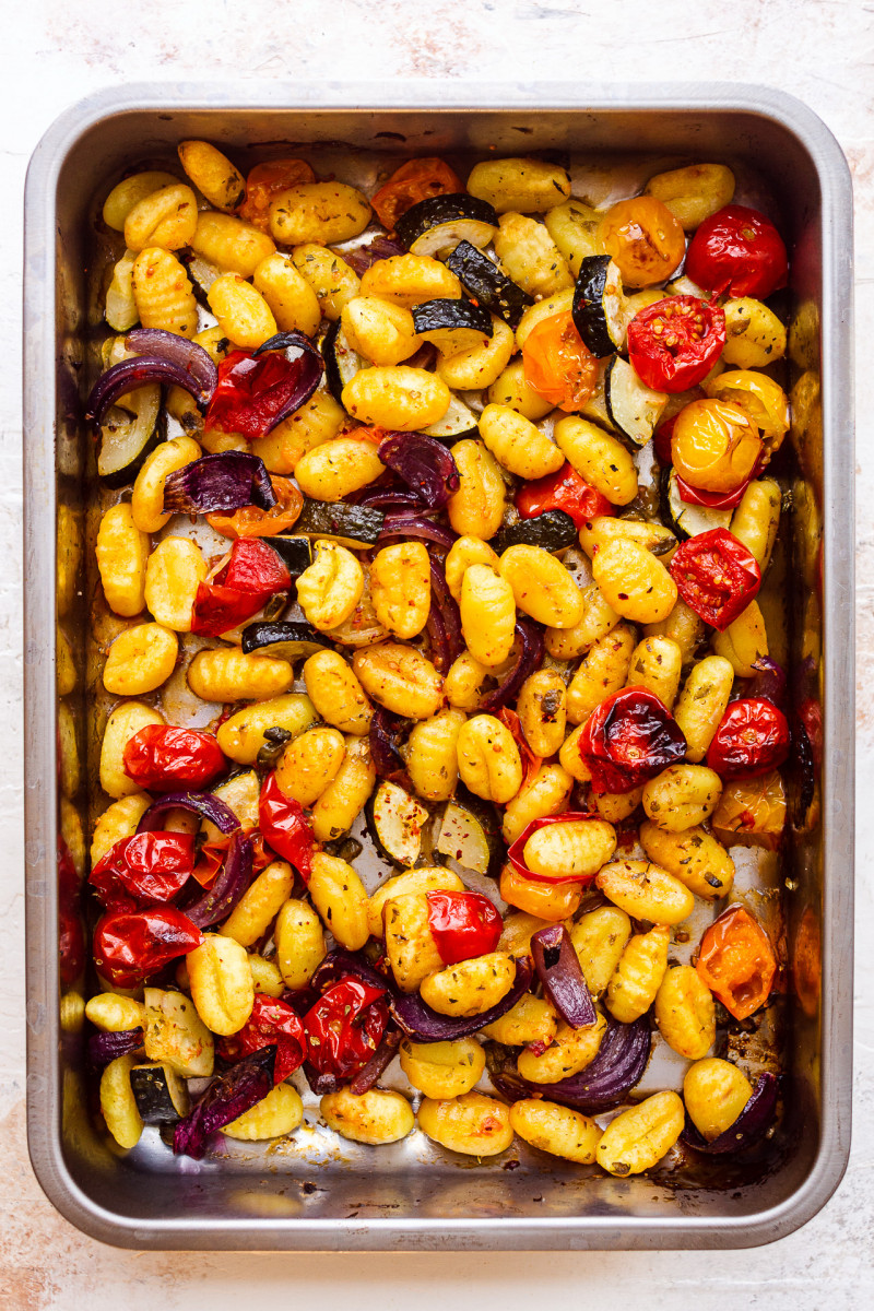 roasted gnocchi baked