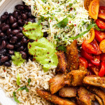 Vegan chicken burrito bowl-image