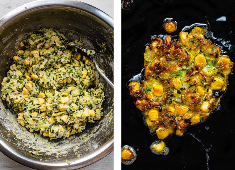 courgette sweetcorn fritters batter