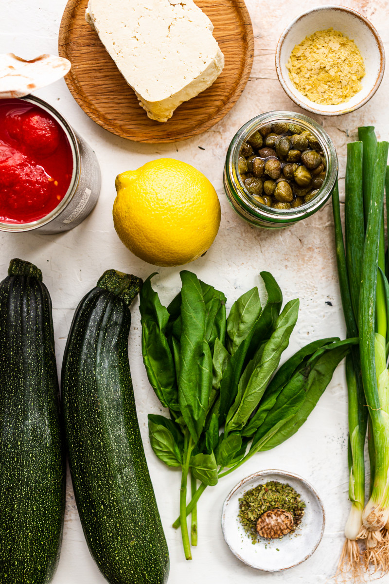 double zucchini involtini ingredients