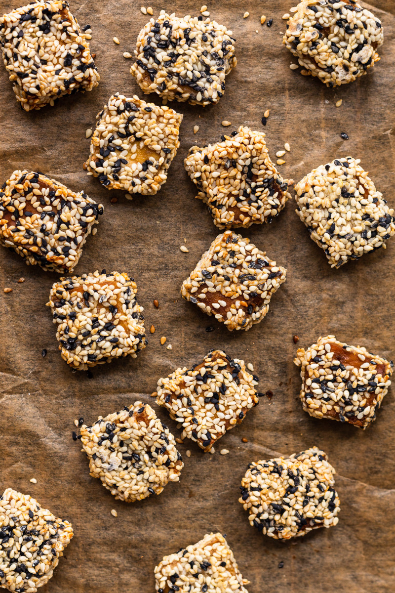 sesame noodles tofu baked