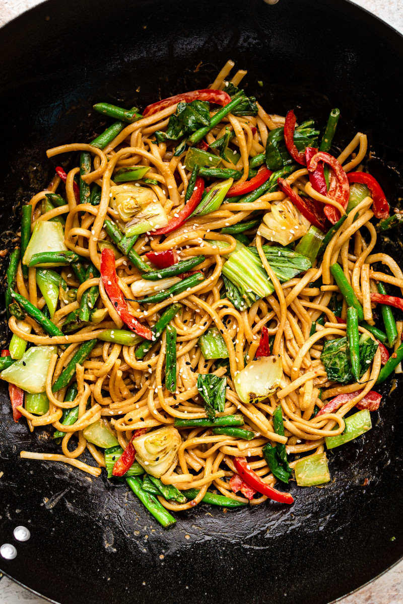 sesame noodles wok