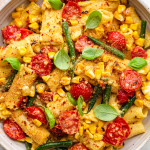 Vegan creamy corn pasta-image